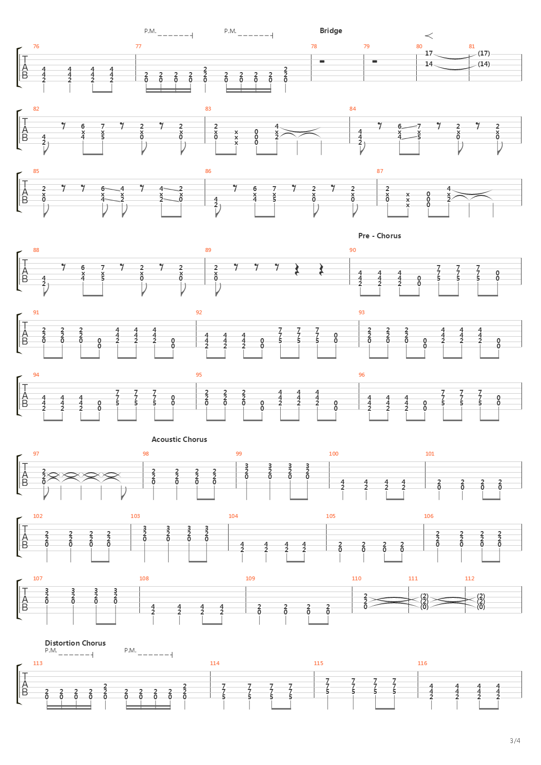 All Downhill From Here吉他谱