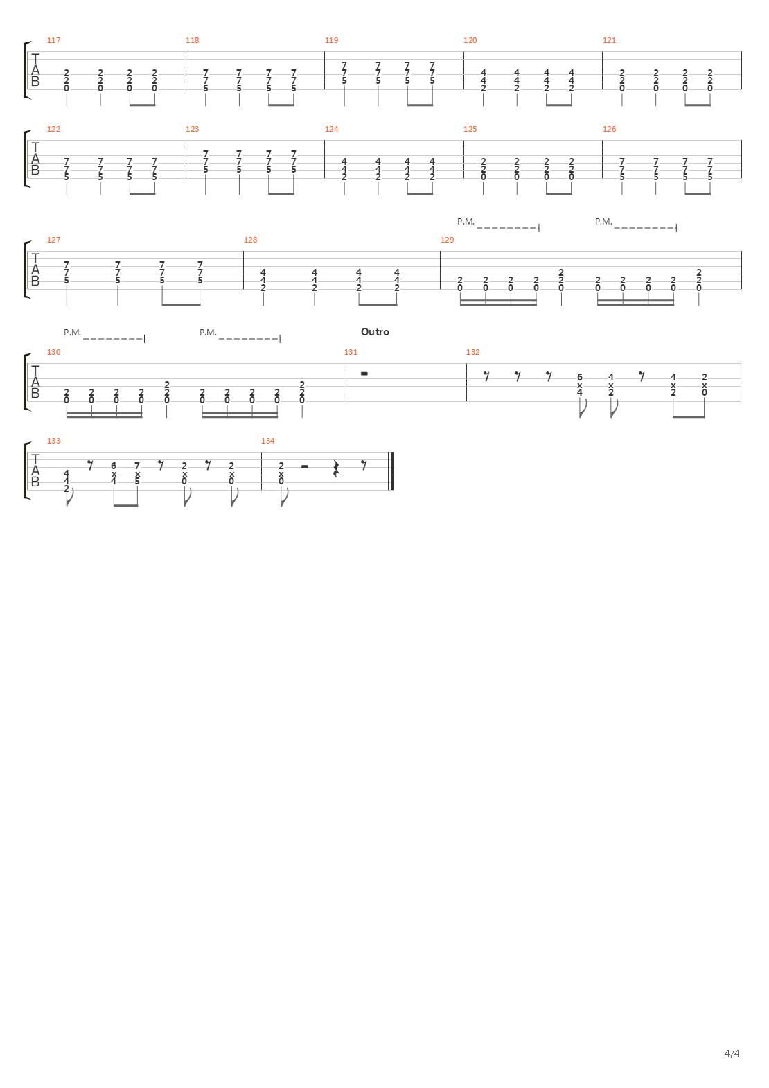 All Downhill From Here吉他谱