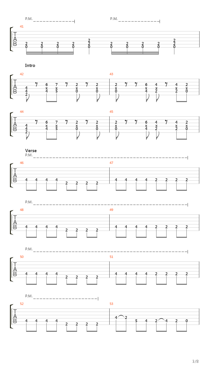 All Downhill From Here吉他谱