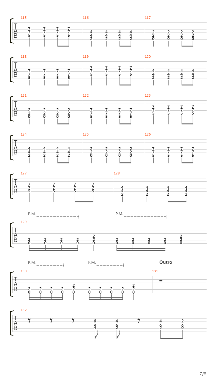 All Downhill From Here吉他谱