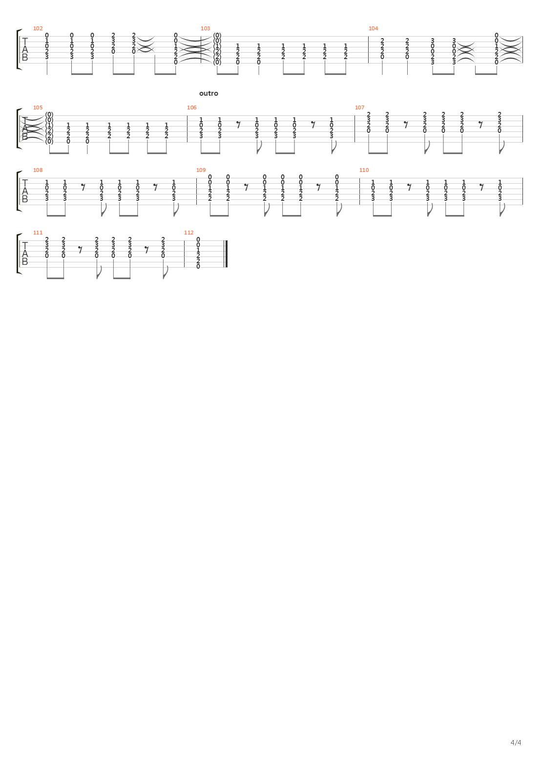 60 Mph吉他谱