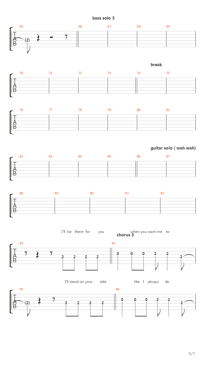 60 Mph吉他谱