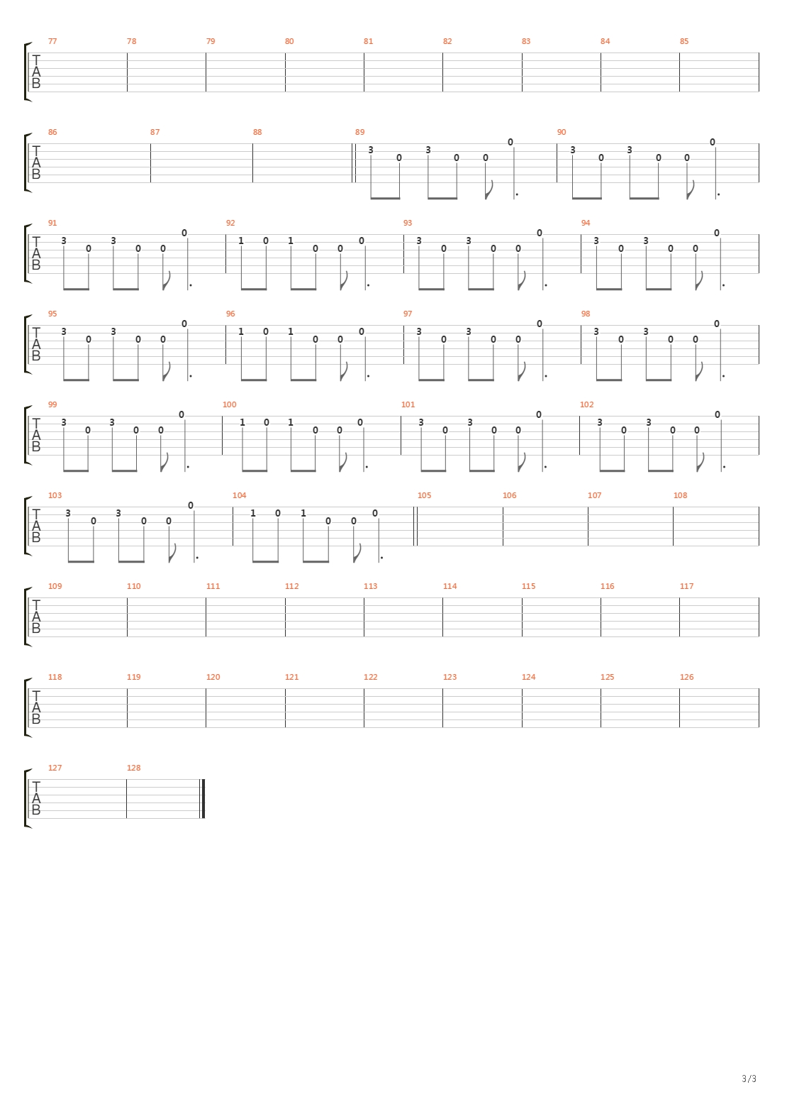 All The Way吉他谱