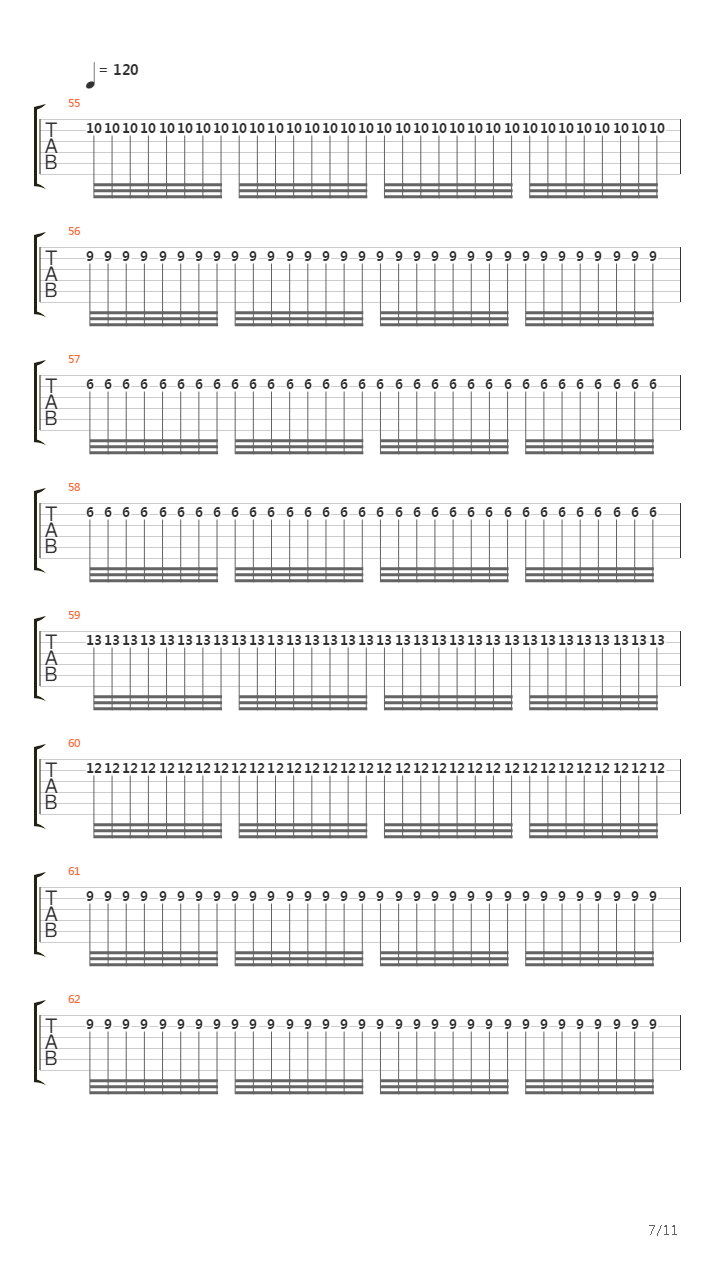 Opening Of The Mouth吉他谱