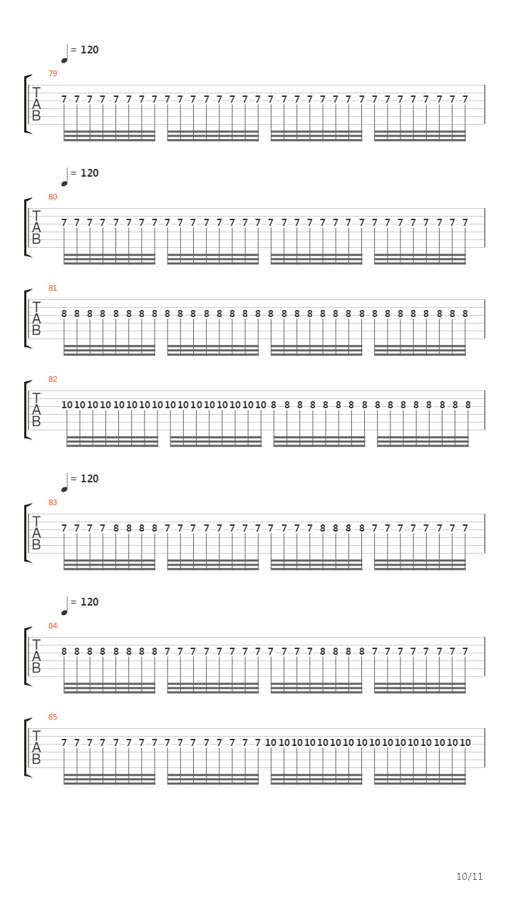 Opening Of The Mouth吉他谱