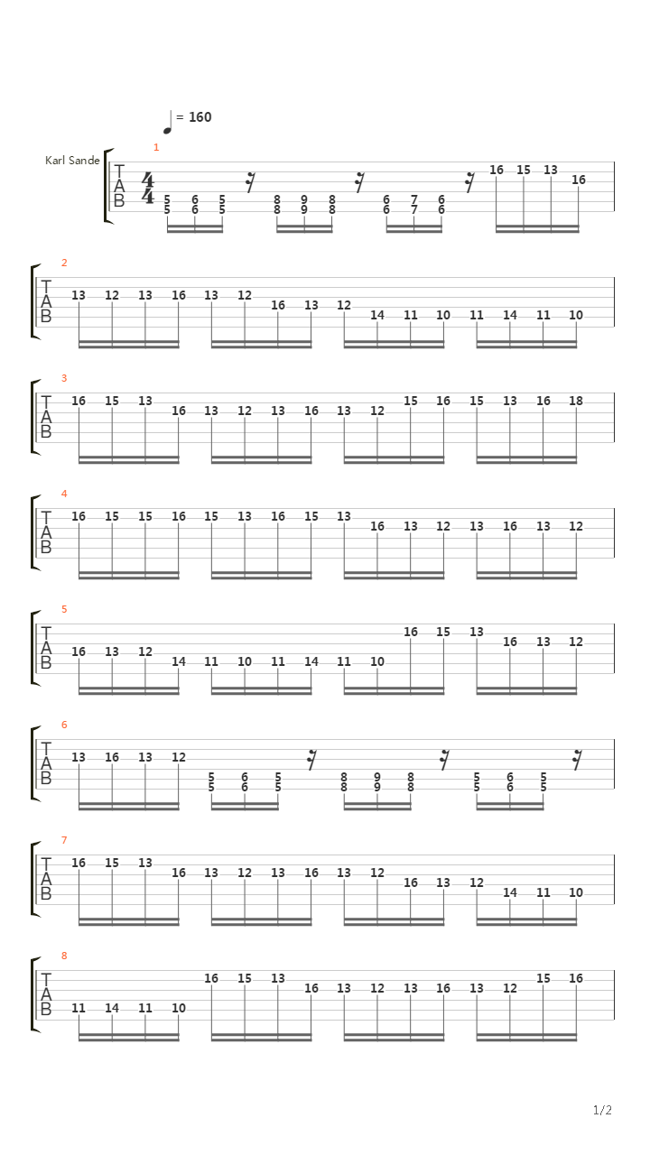 Papyrus Containing The Spell To Preserve Its Possessor Against Attacks From He W吉他谱