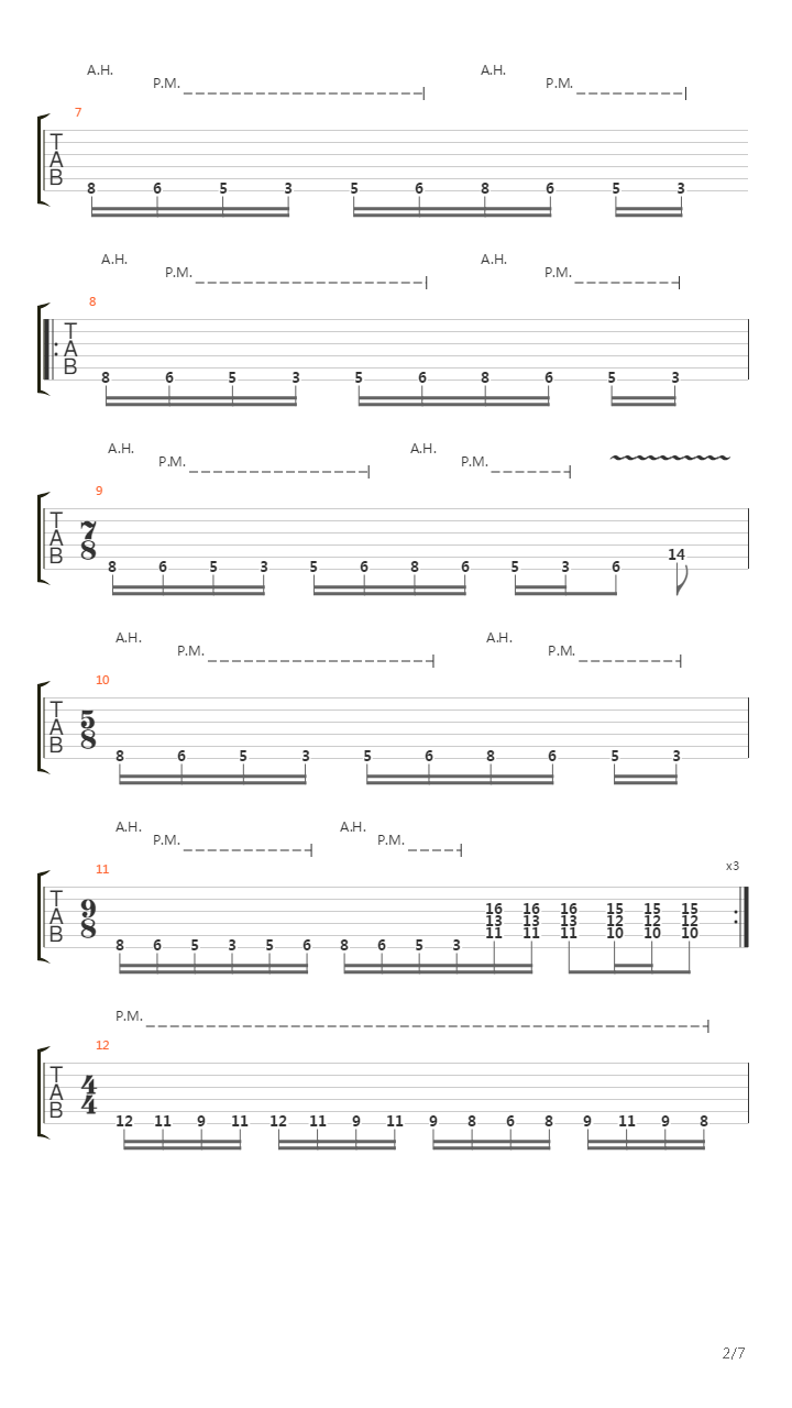 Papyrus Containing The Spell To Preserve Its Possessor Against Attacks From He W吉他谱