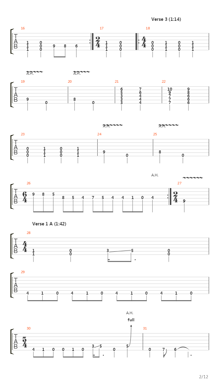 User-maat-re吉他谱