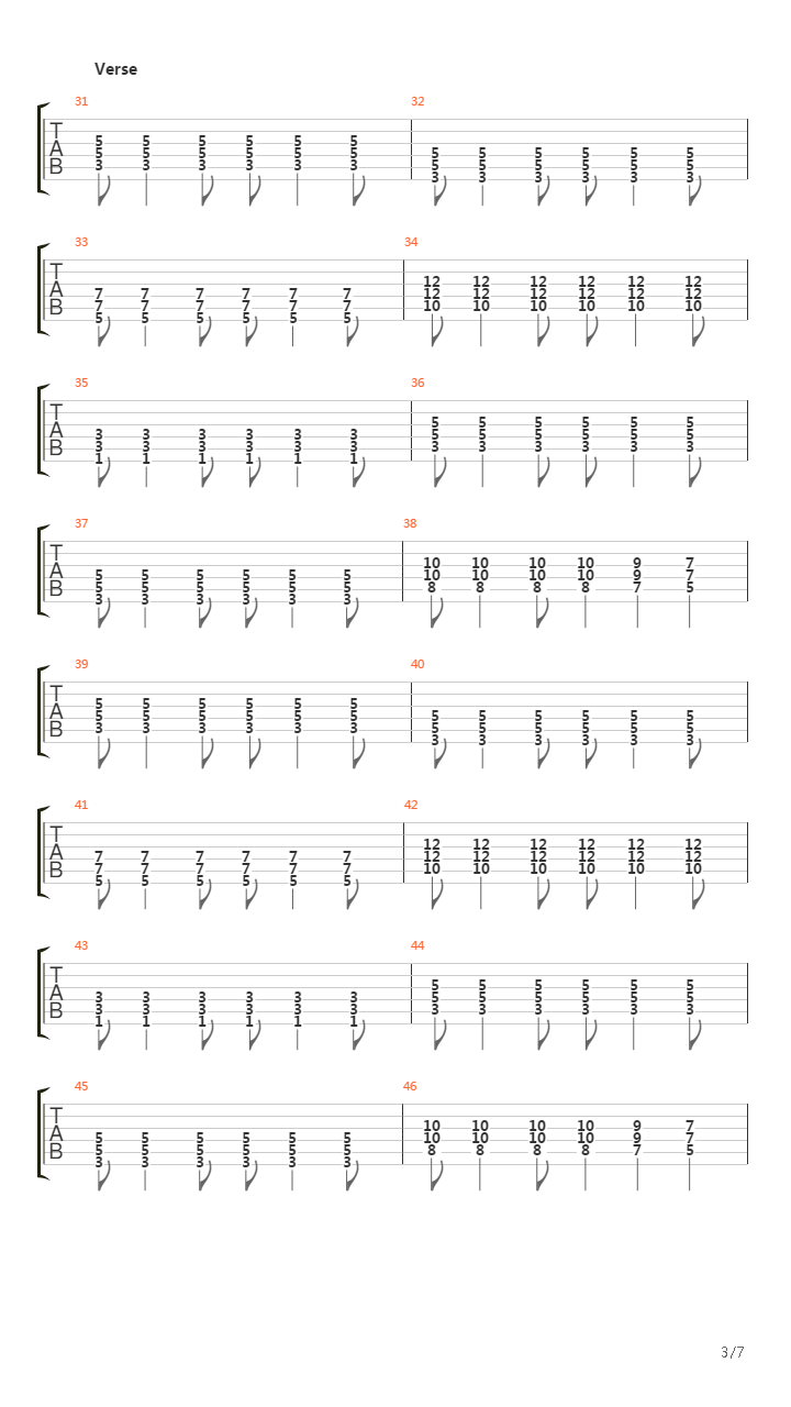 Dig吉他谱