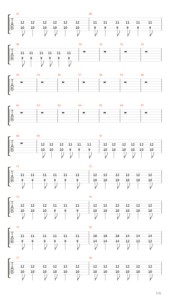 Olympia Wa吉他谱