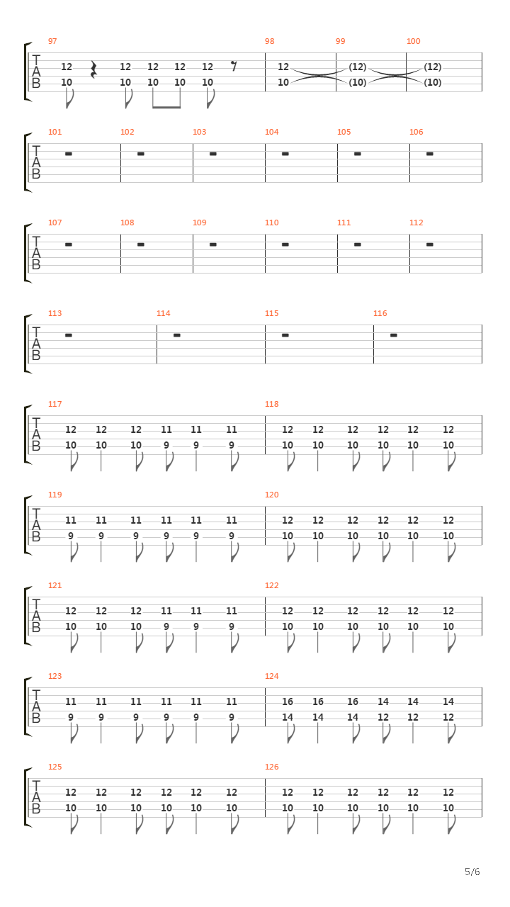 Olympia Wa吉他谱