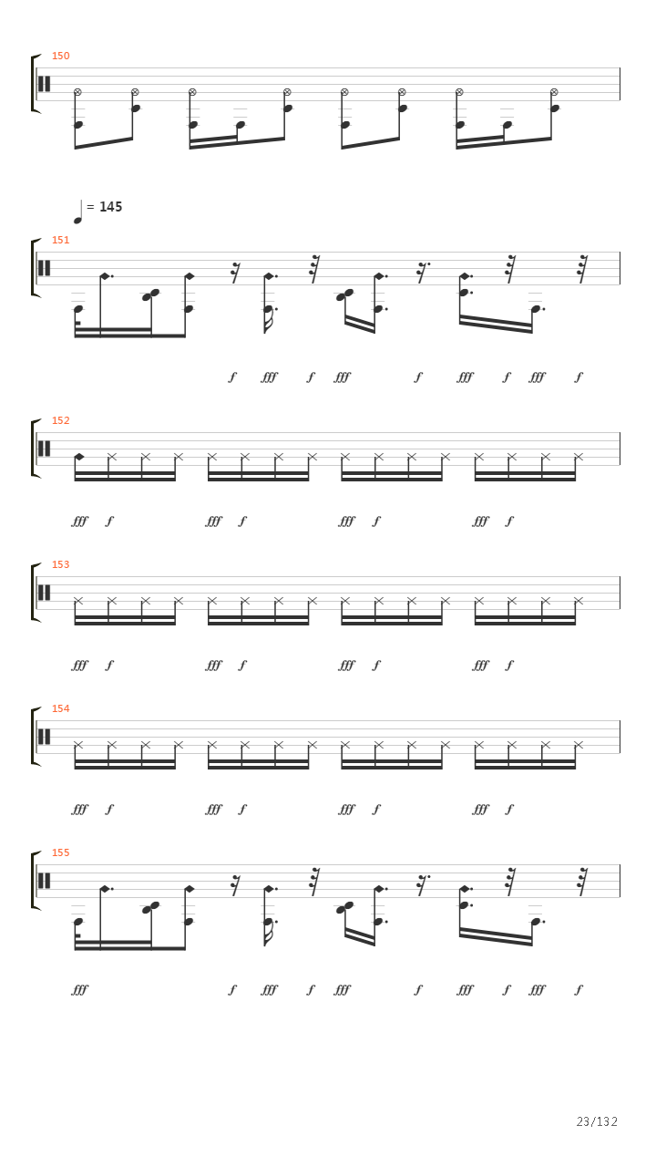 The Decline吉他谱