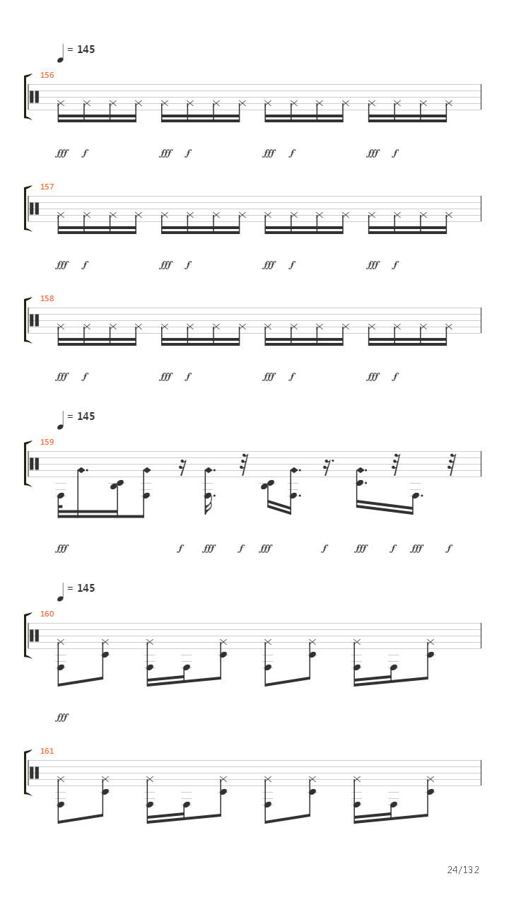 The Decline吉他谱