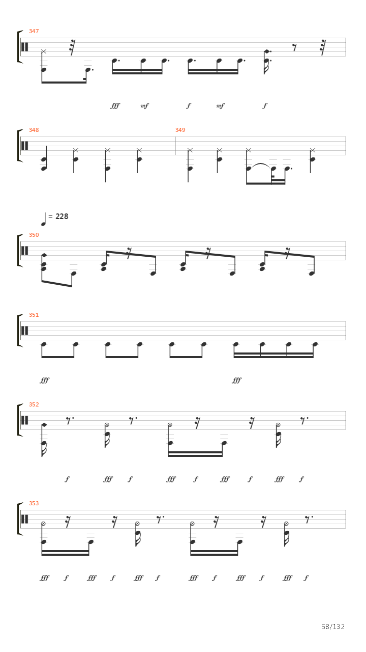 The Decline吉他谱