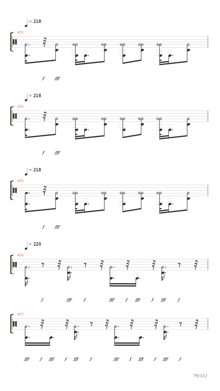 The Decline吉他谱