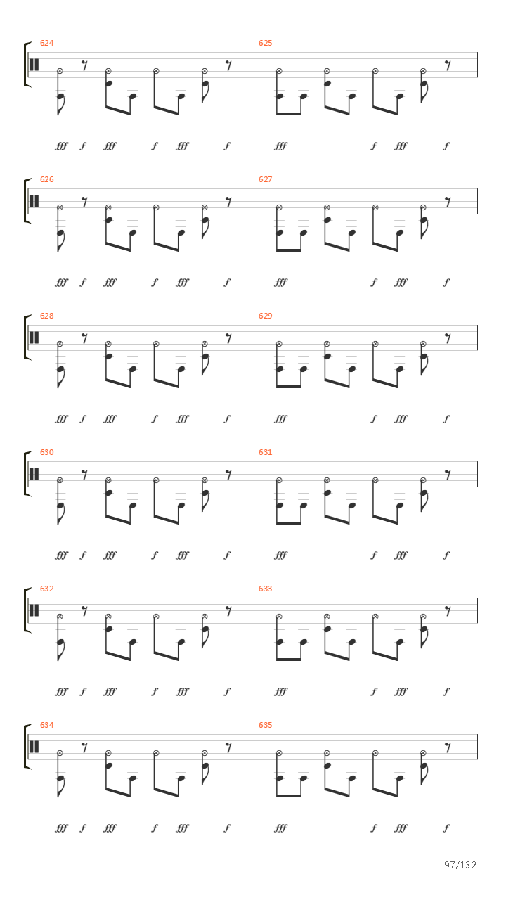 The Decline吉他谱