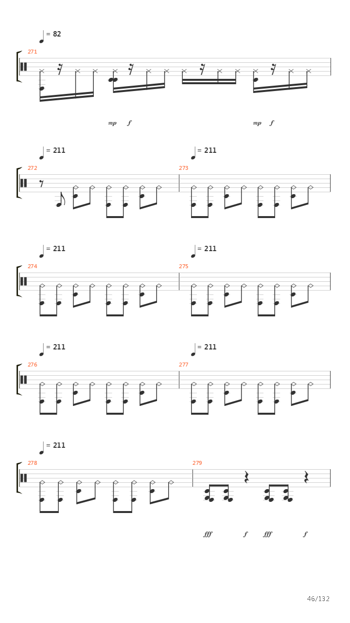 The Decline吉他谱