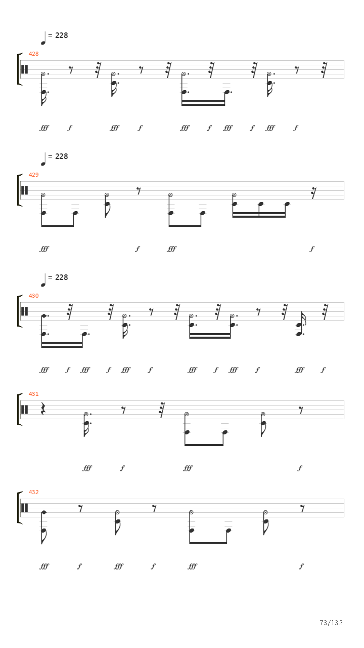 The Decline吉他谱