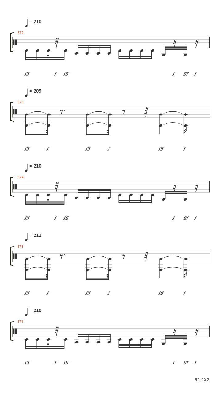 The Decline吉他谱