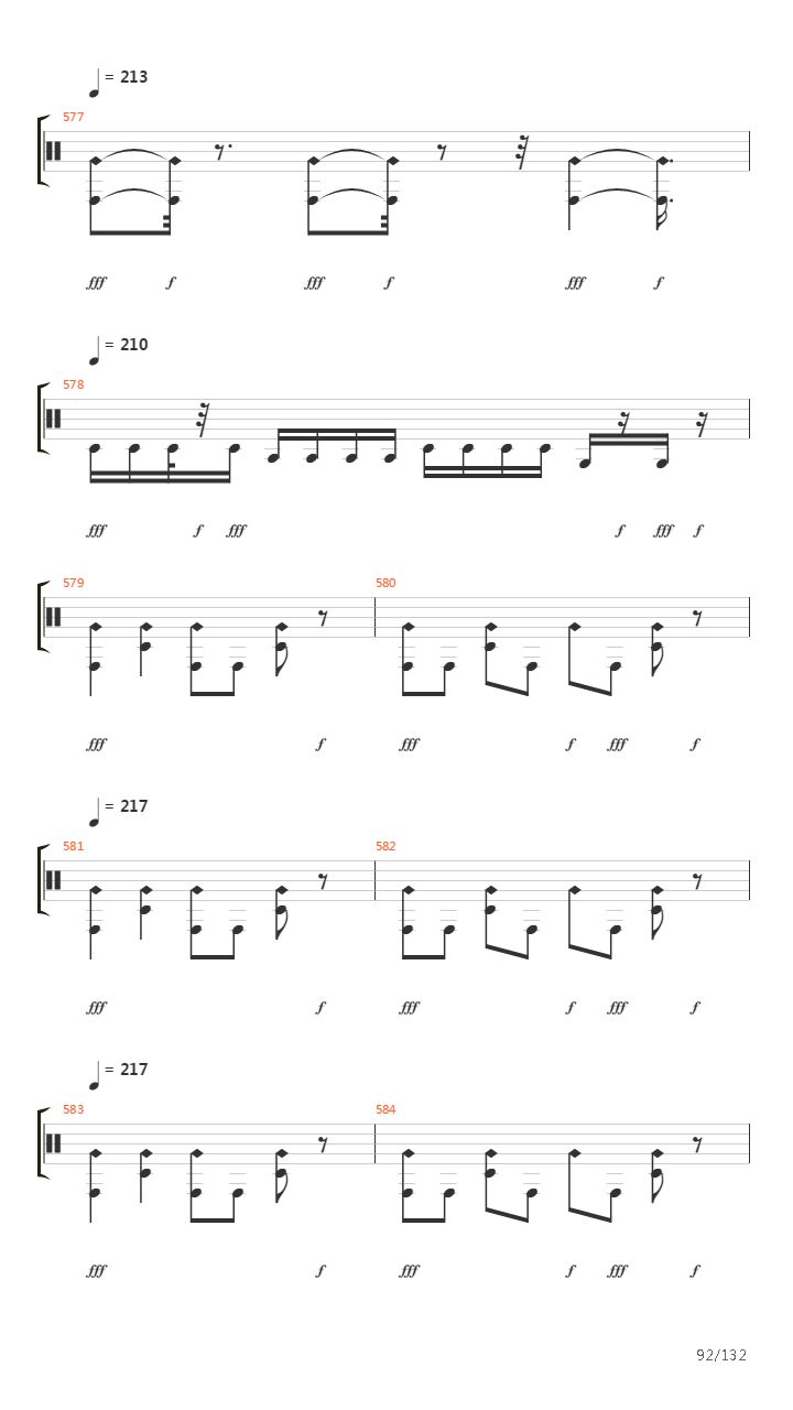 The Decline吉他谱