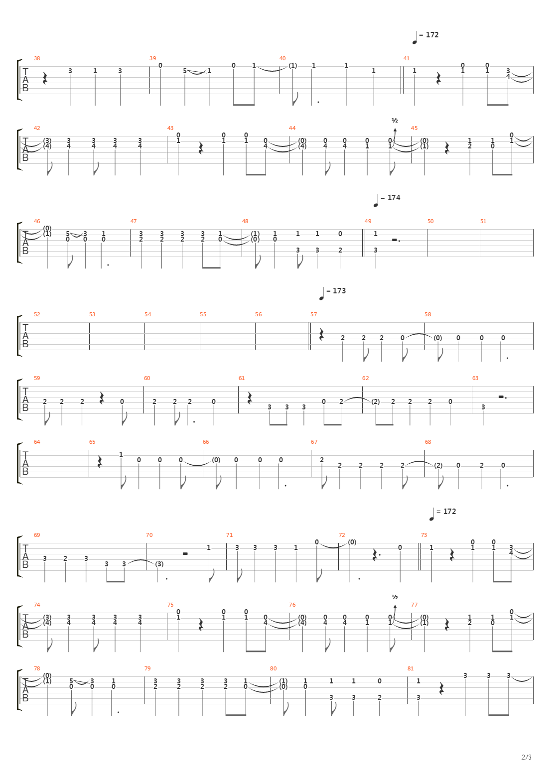 The Longest Line吉他谱