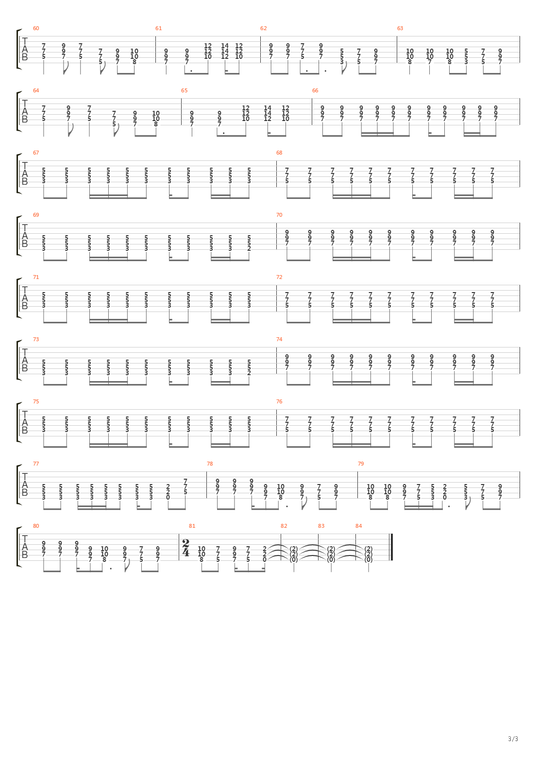 Usa-holes吉他谱