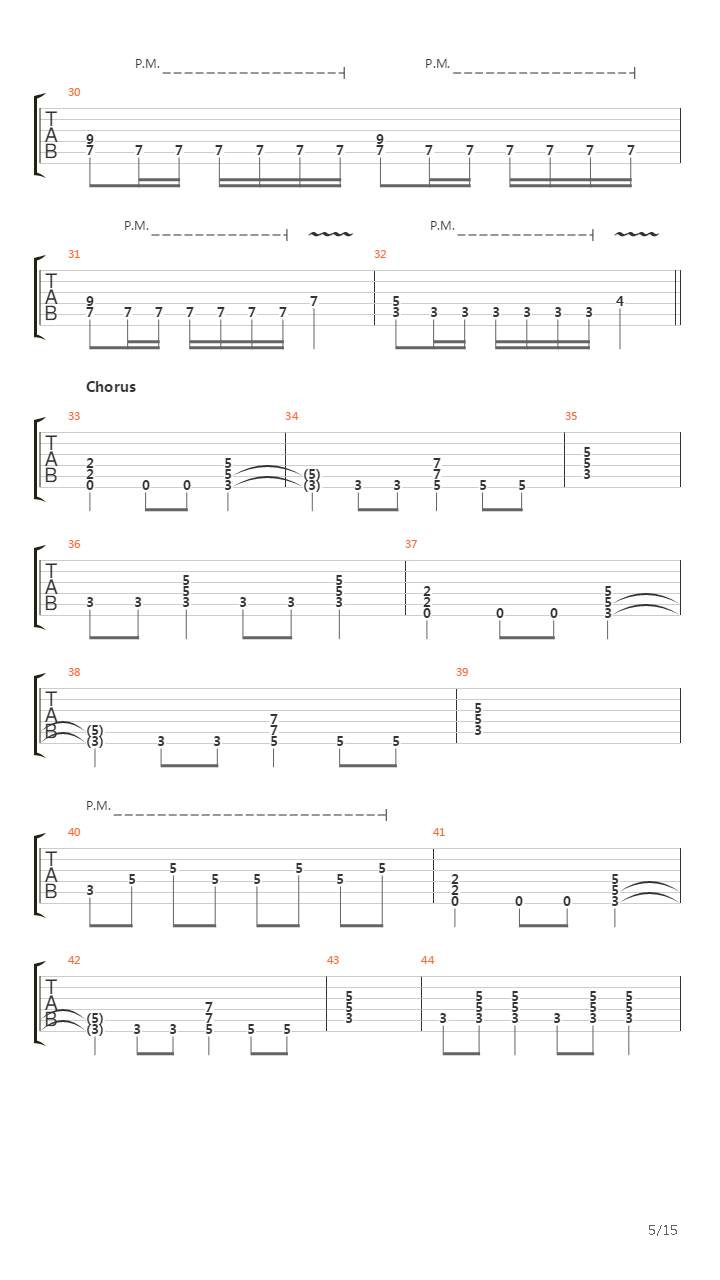 Deep Inside吉他谱