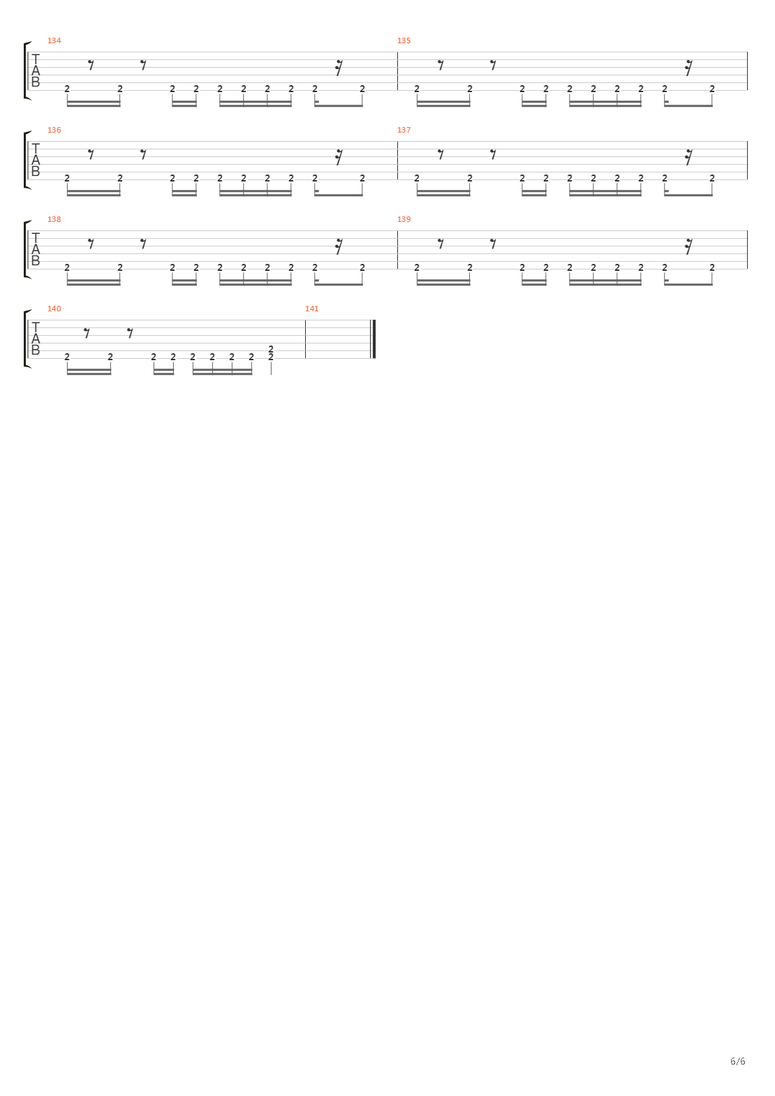 Down吉他谱