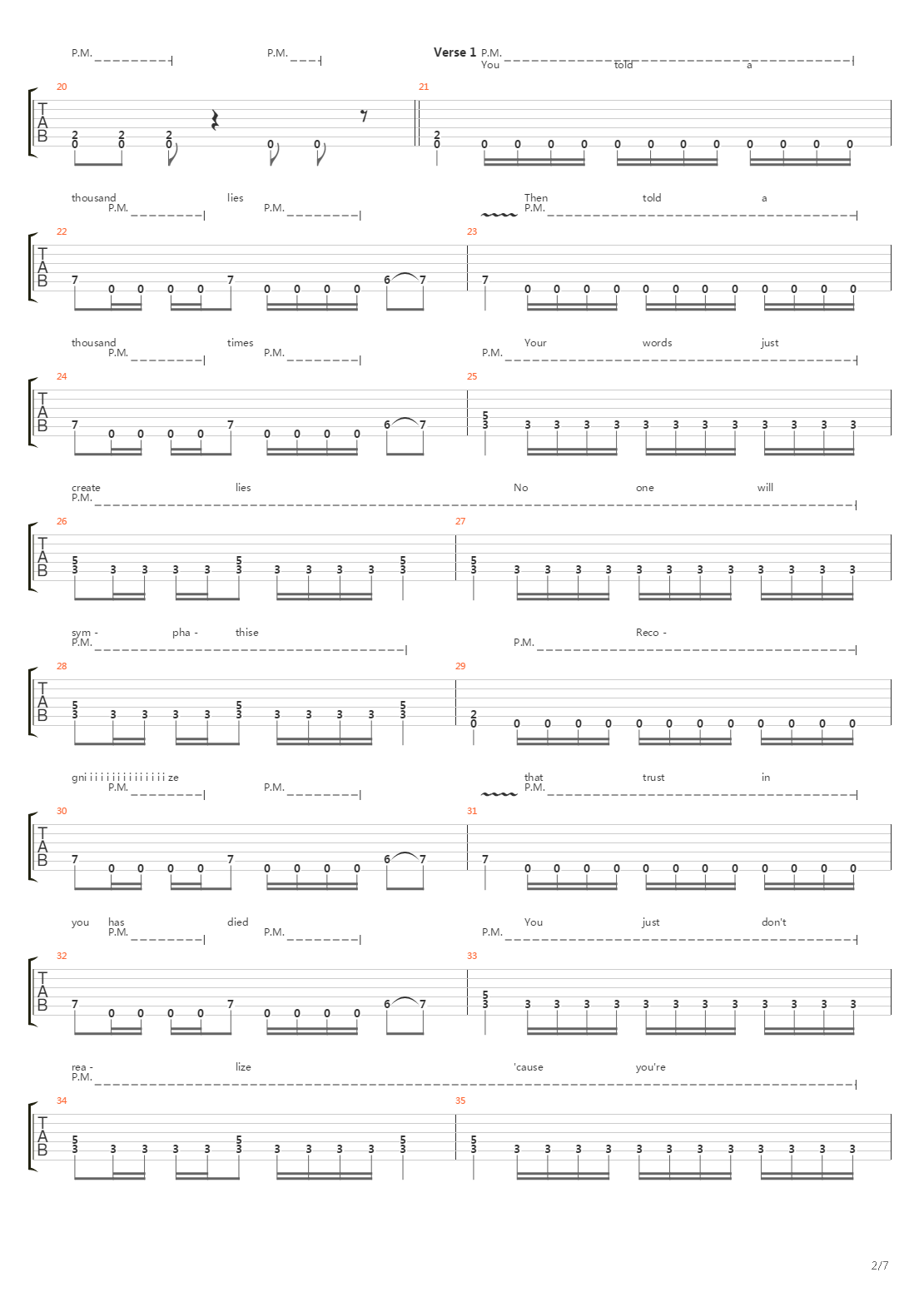 Vain吉他谱