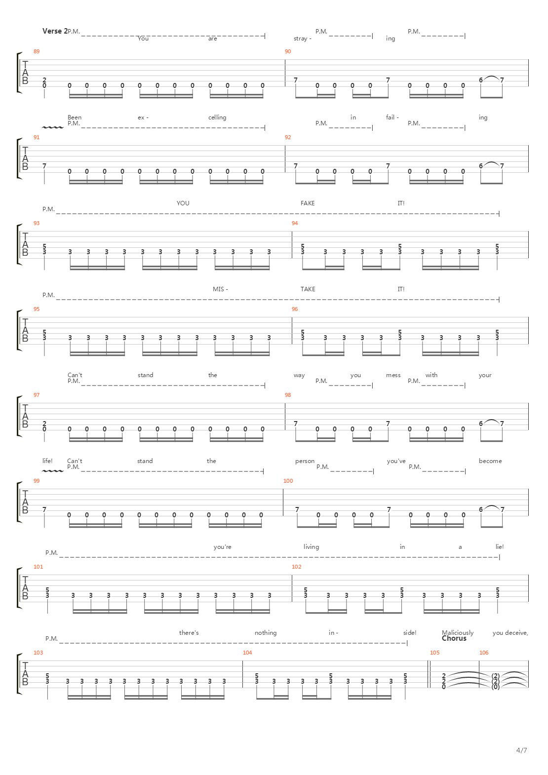 Vain吉他谱