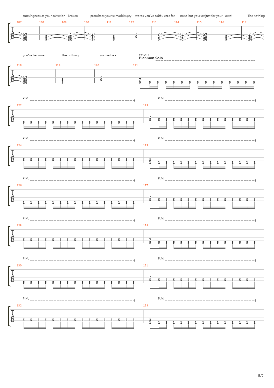 Vain吉他谱