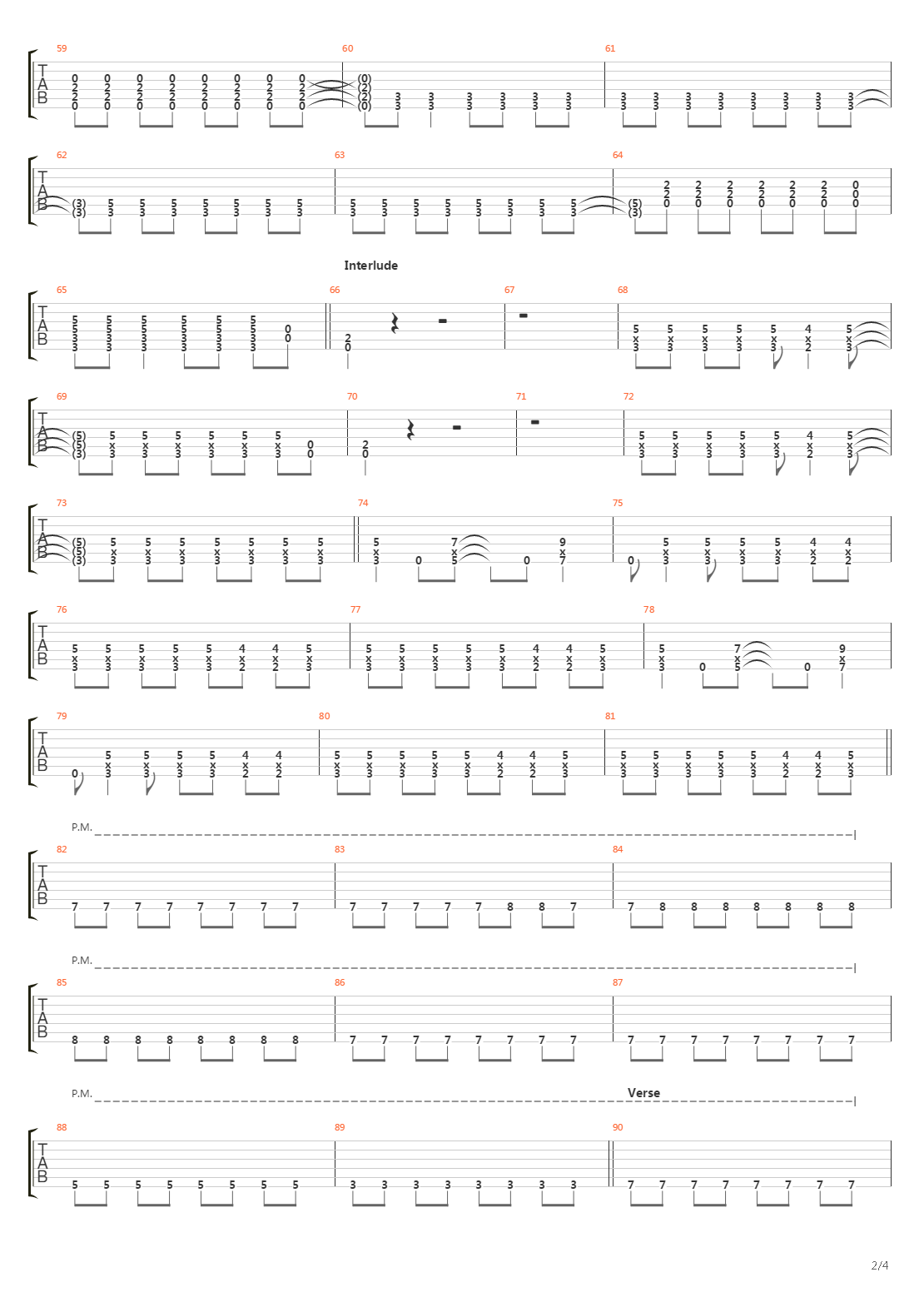 Stockholm Syndrome吉他谱