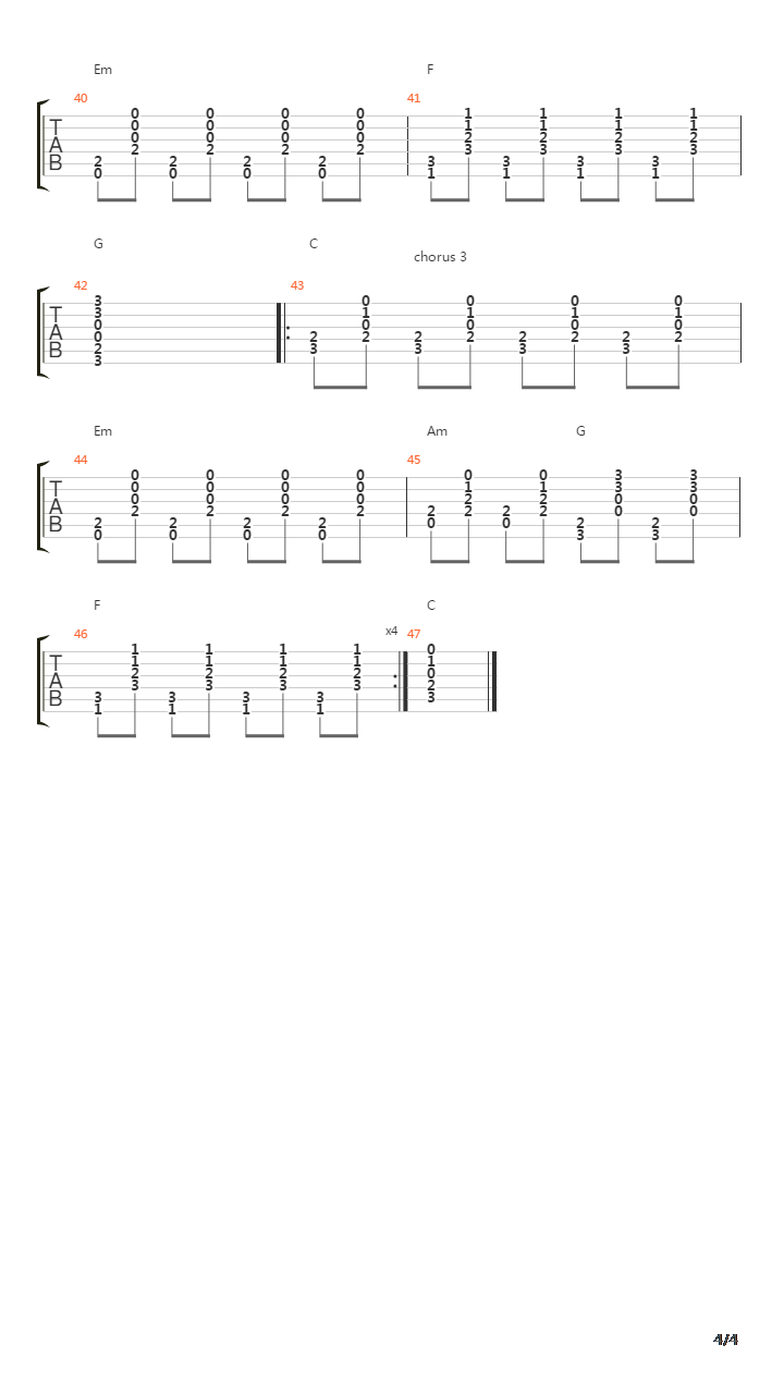 Count On Me吉他谱