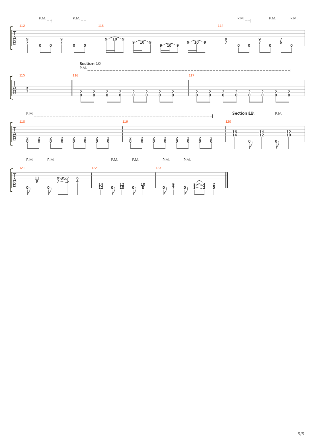 Between Sea And Sky吉他谱