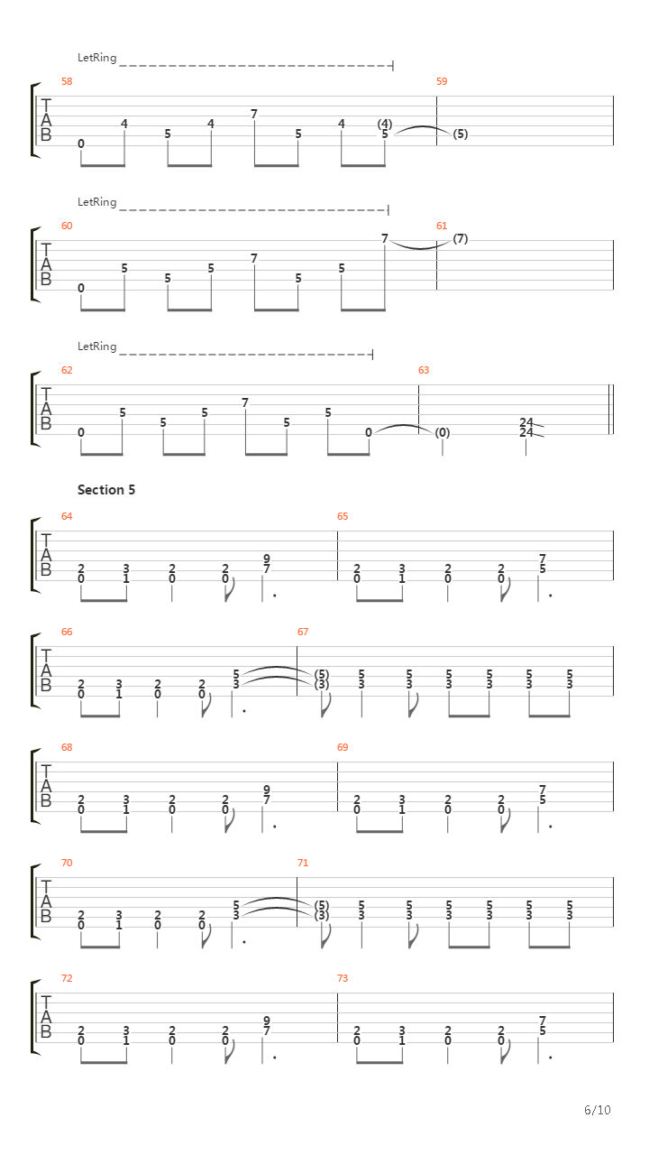 Launch Pad吉他谱