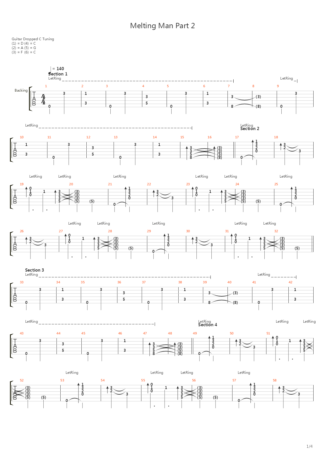 Melting Man Part 2吉他谱