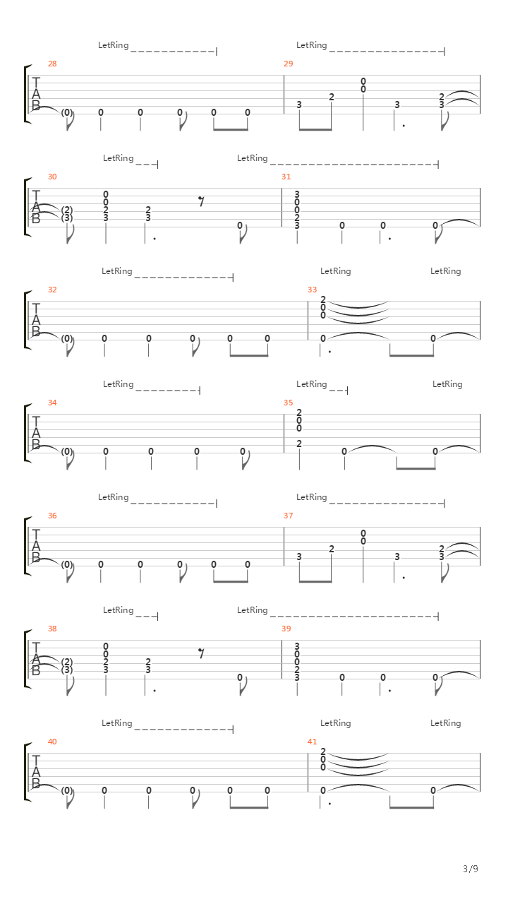 Pike 13 - Track 2吉他谱