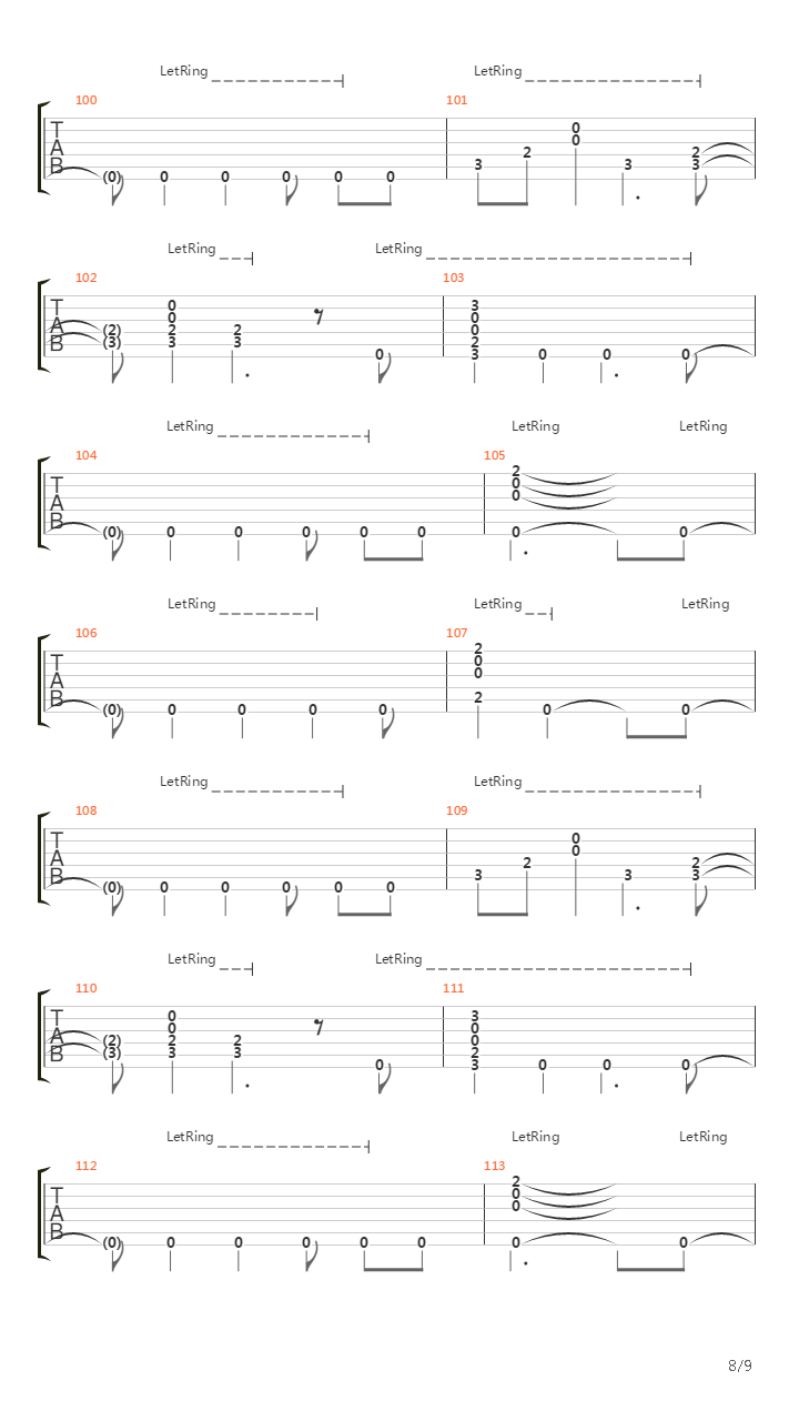 Pike 13 - Track 2吉他谱