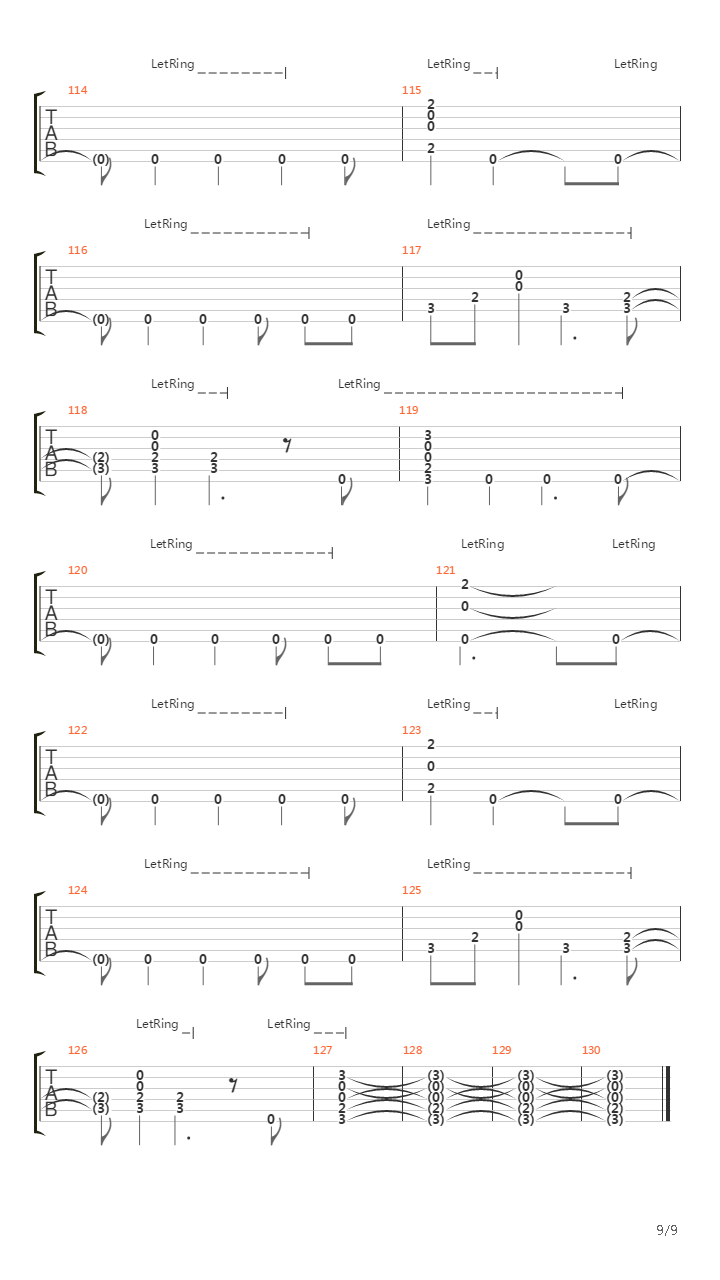 Pike 13 - Track 2吉他谱