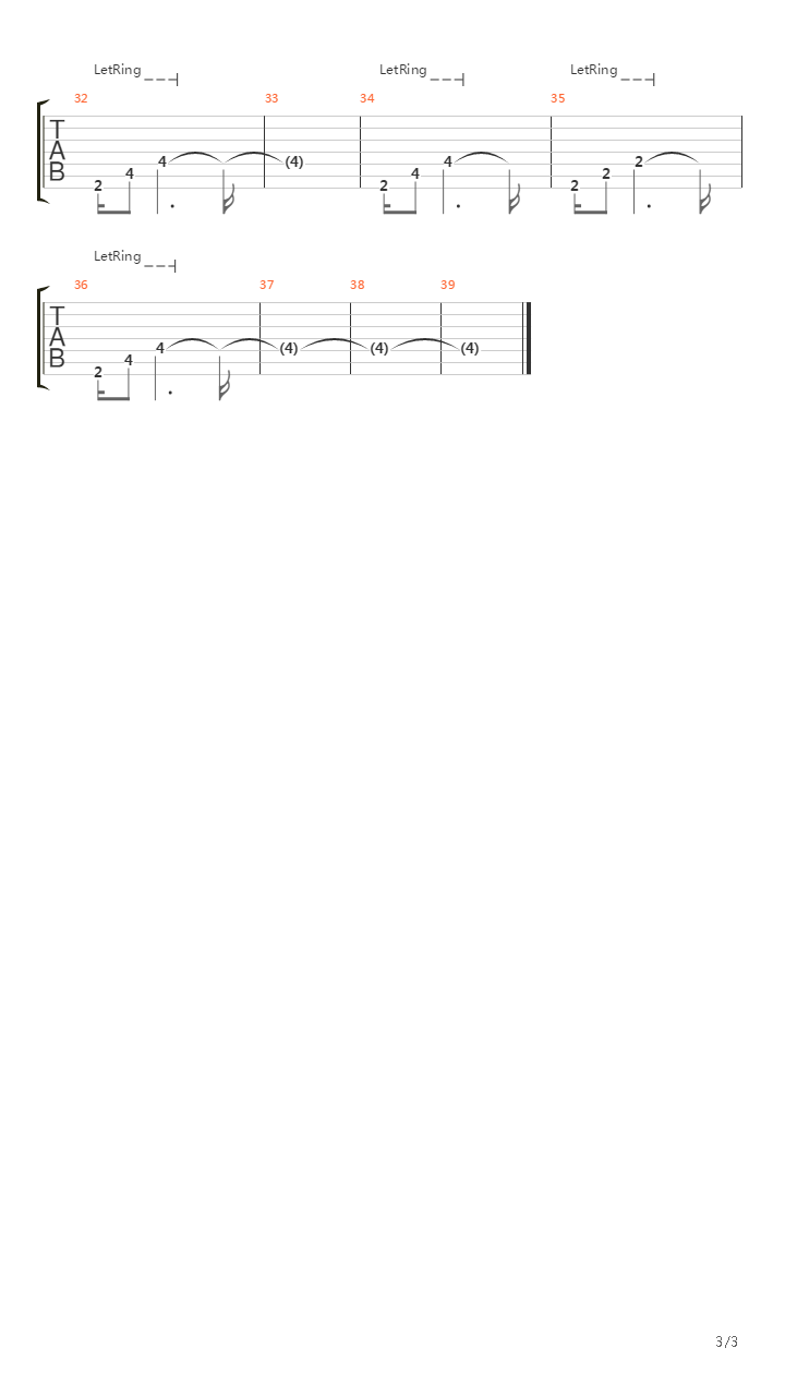 Pike 13 - Track 3吉他谱