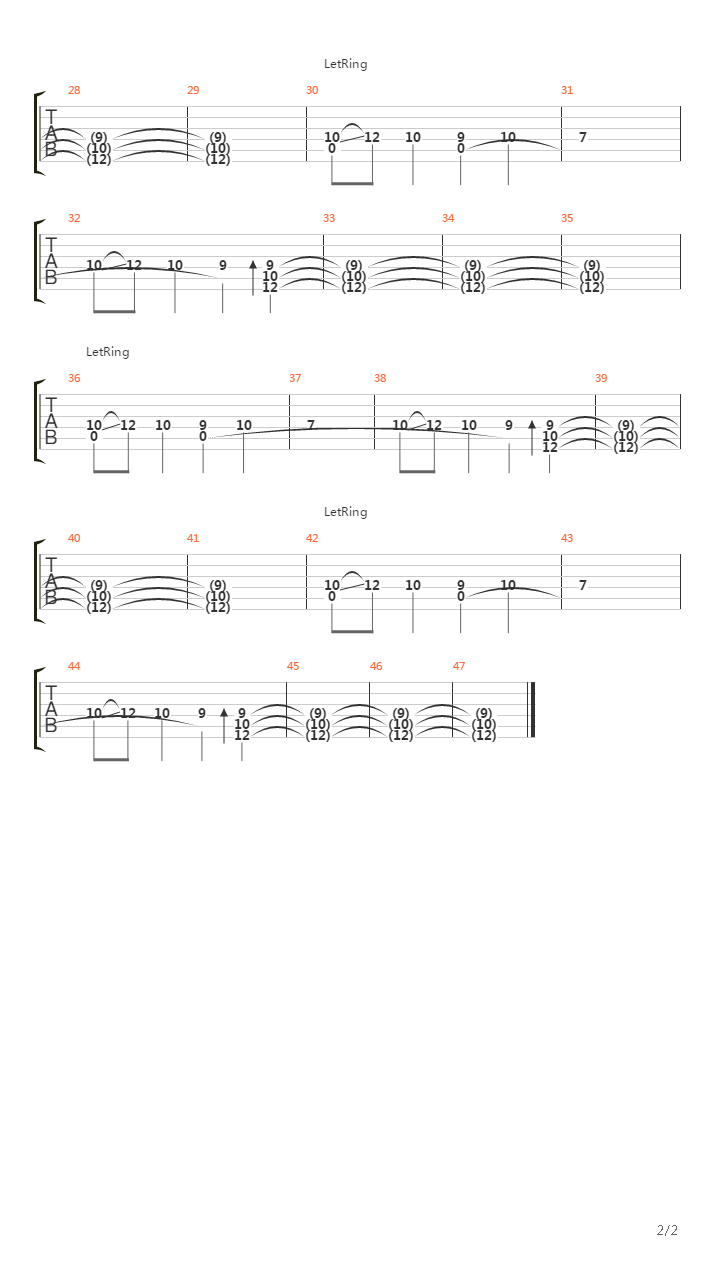 Pike 13 - Track 4吉他谱