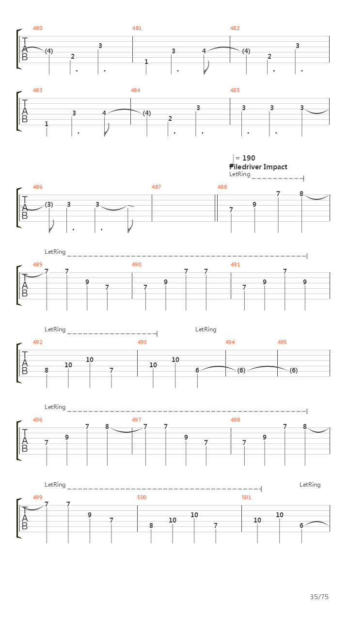 The Boiling Pond吉他谱