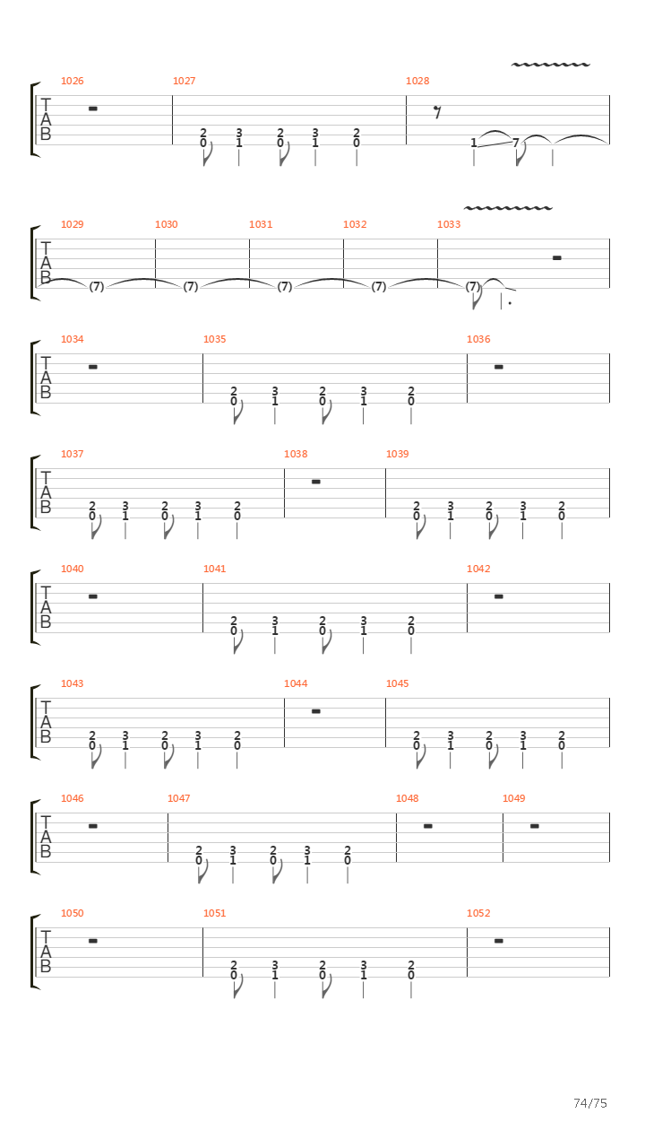 The Boiling Pond吉他谱