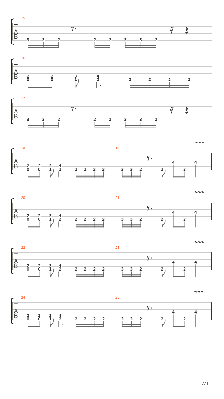 The Boiling Pond吉他谱