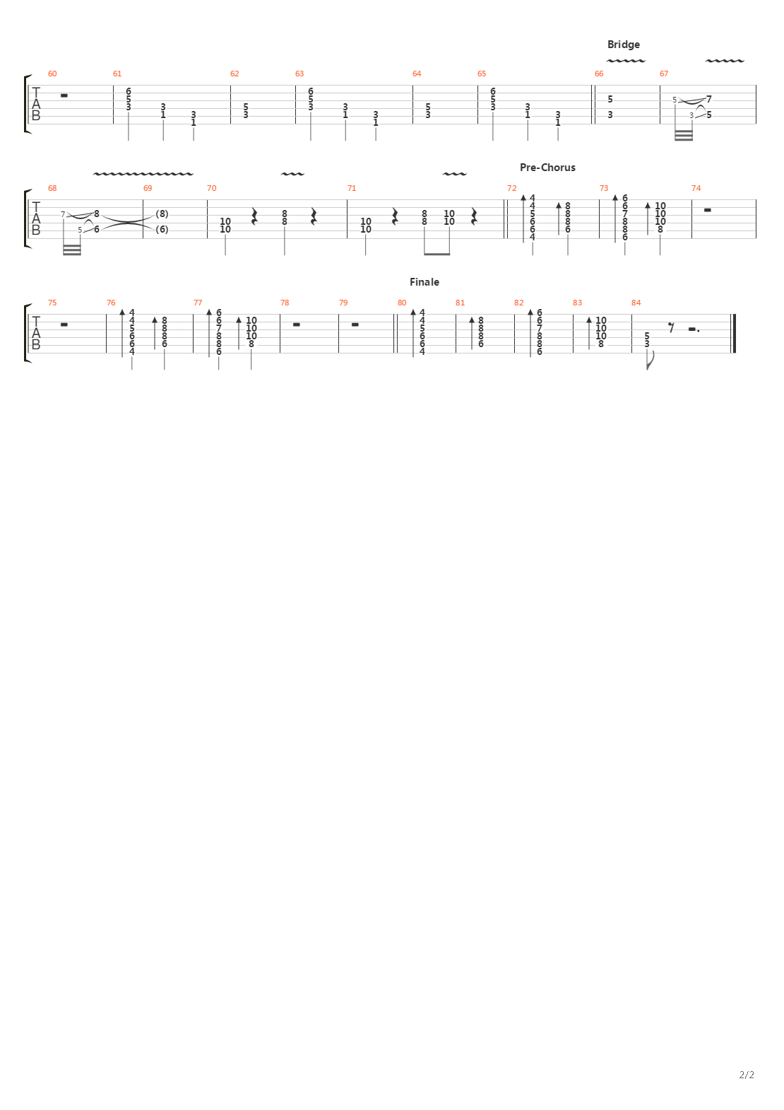 Hush 1988吉他谱