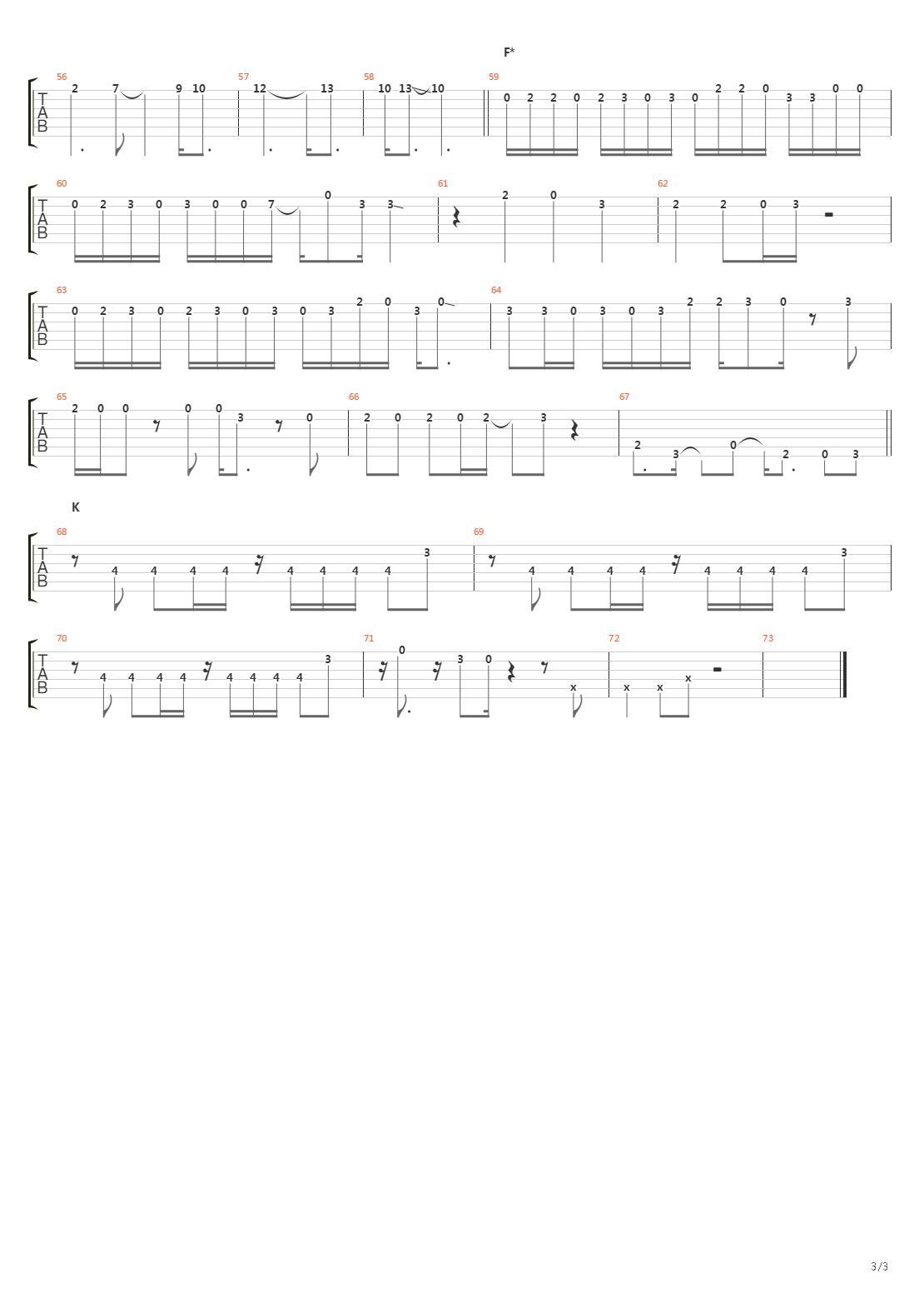 Toguro(蜷局)吉他谱