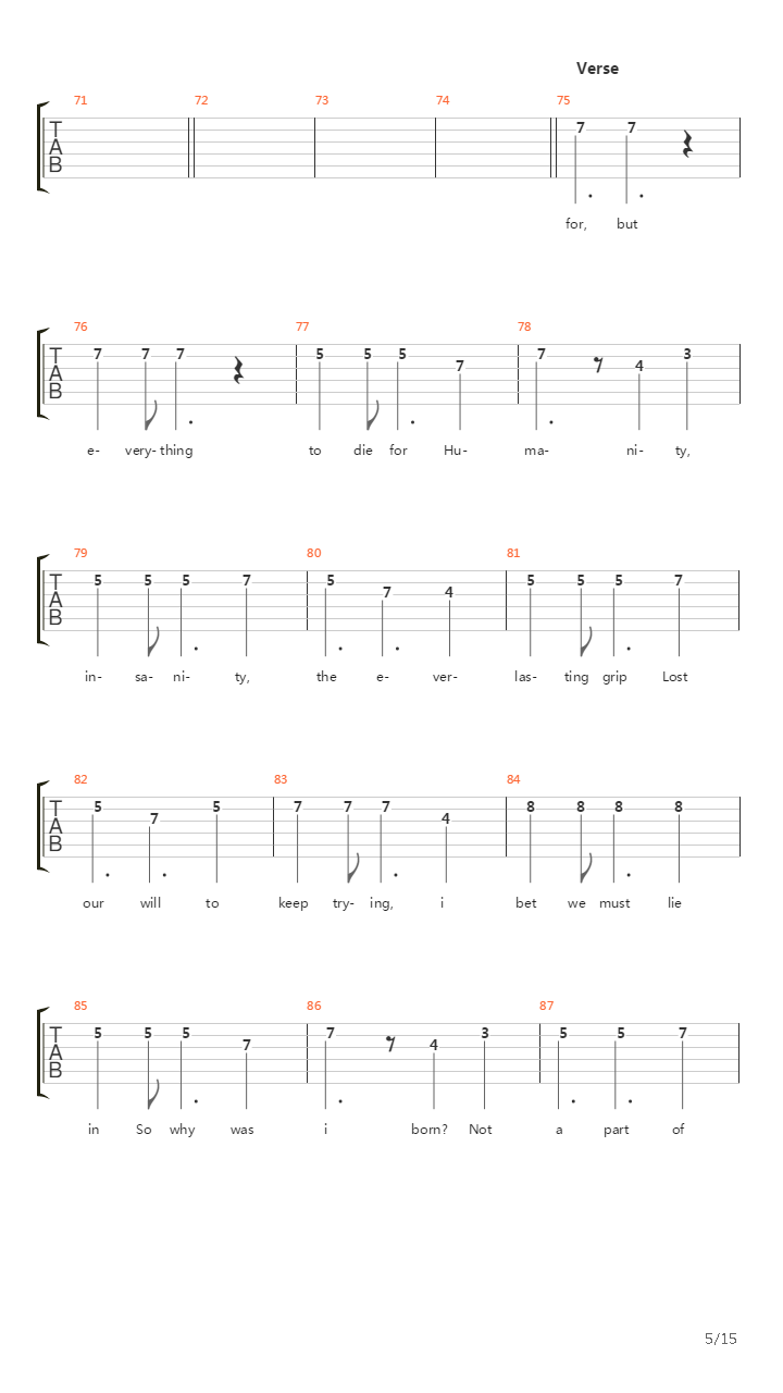 The Game吉他谱