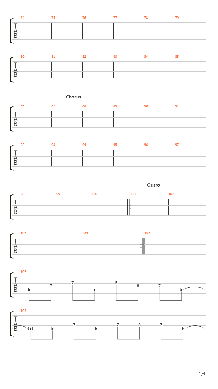 Fml吉他谱