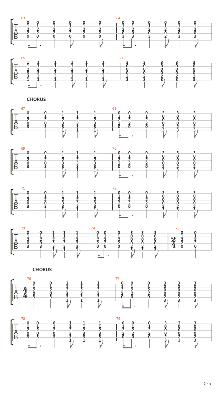 1979吉他谱