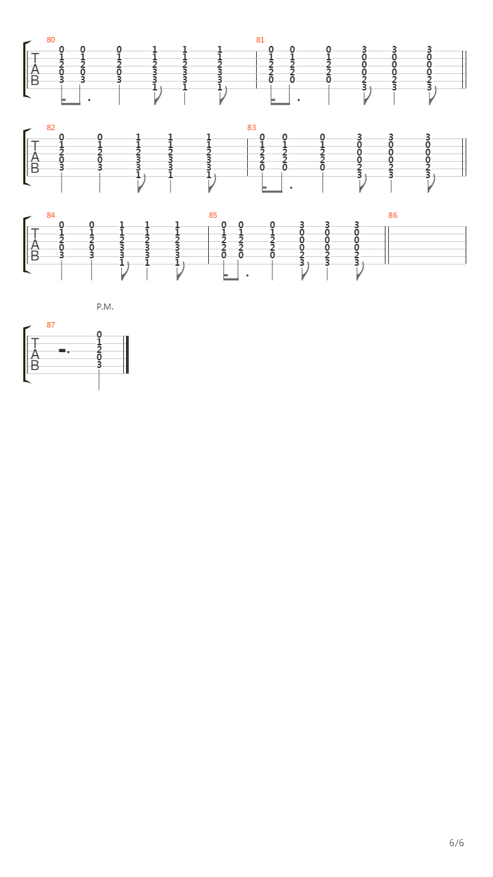 1979吉他谱